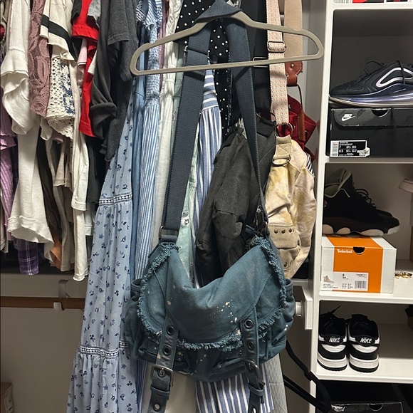 NWOT Free People Blue Crossbody Bag - Picture 3 of 7